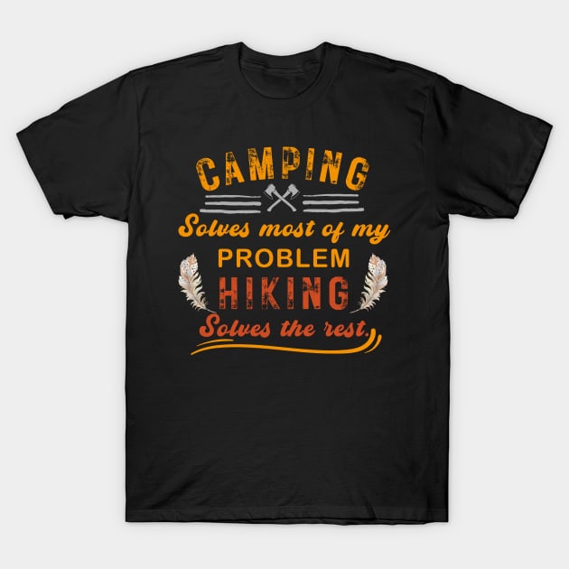 Funny Camping and Hiking T-Shirt by AdventureLife